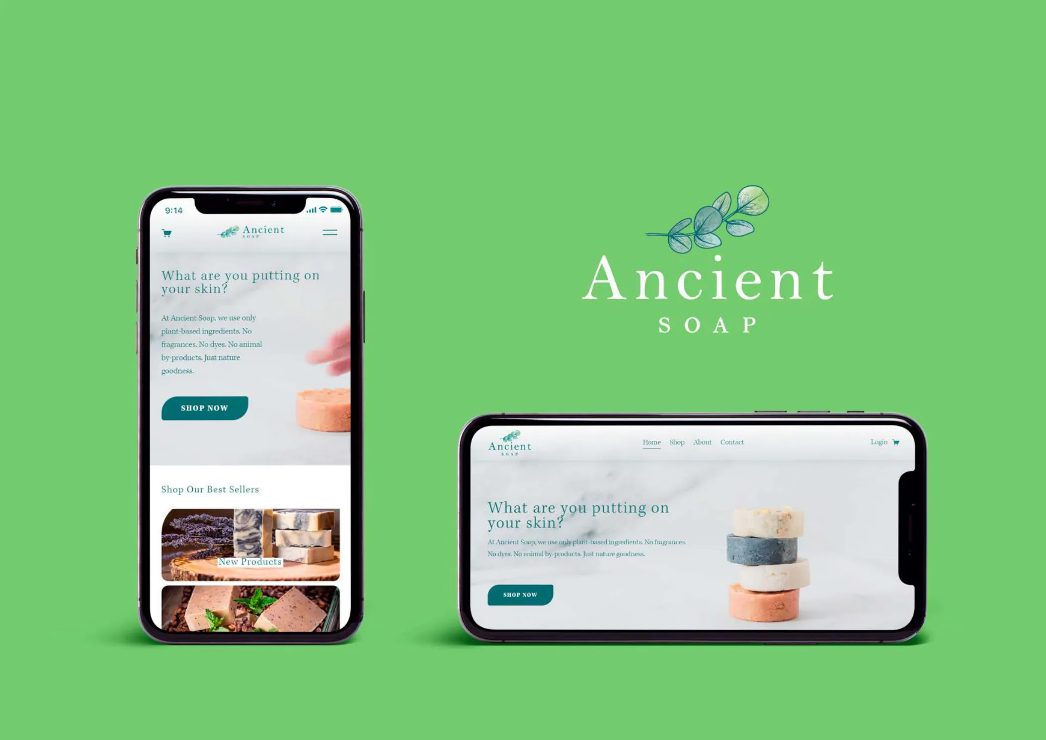 Ancient Soap brand identity 1